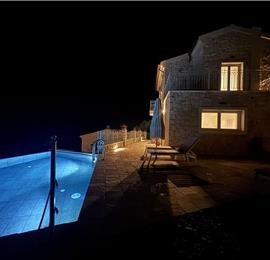 3 bedroom villa with pool & sea views, near Palaiokastrítsa, sleeps 6